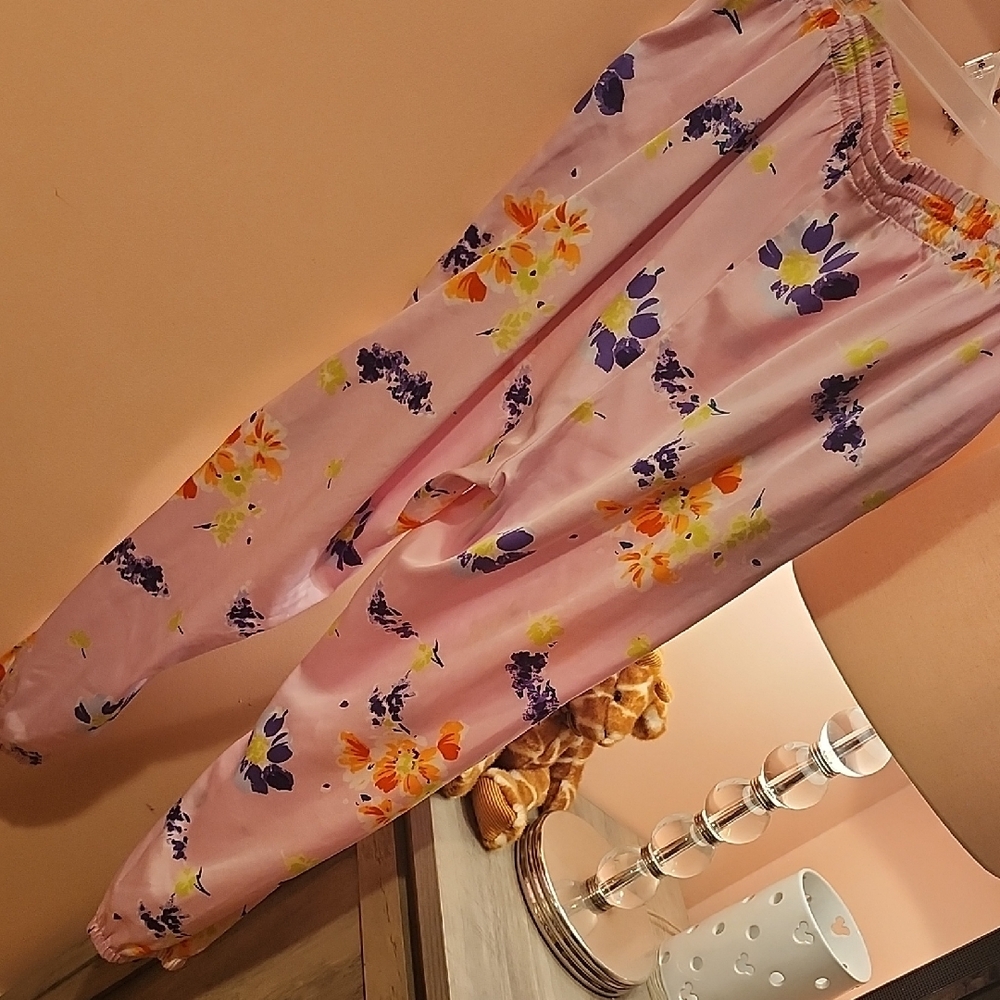 Savage X Fenty Pink Floral Pajama Set - Picture 6 of 8